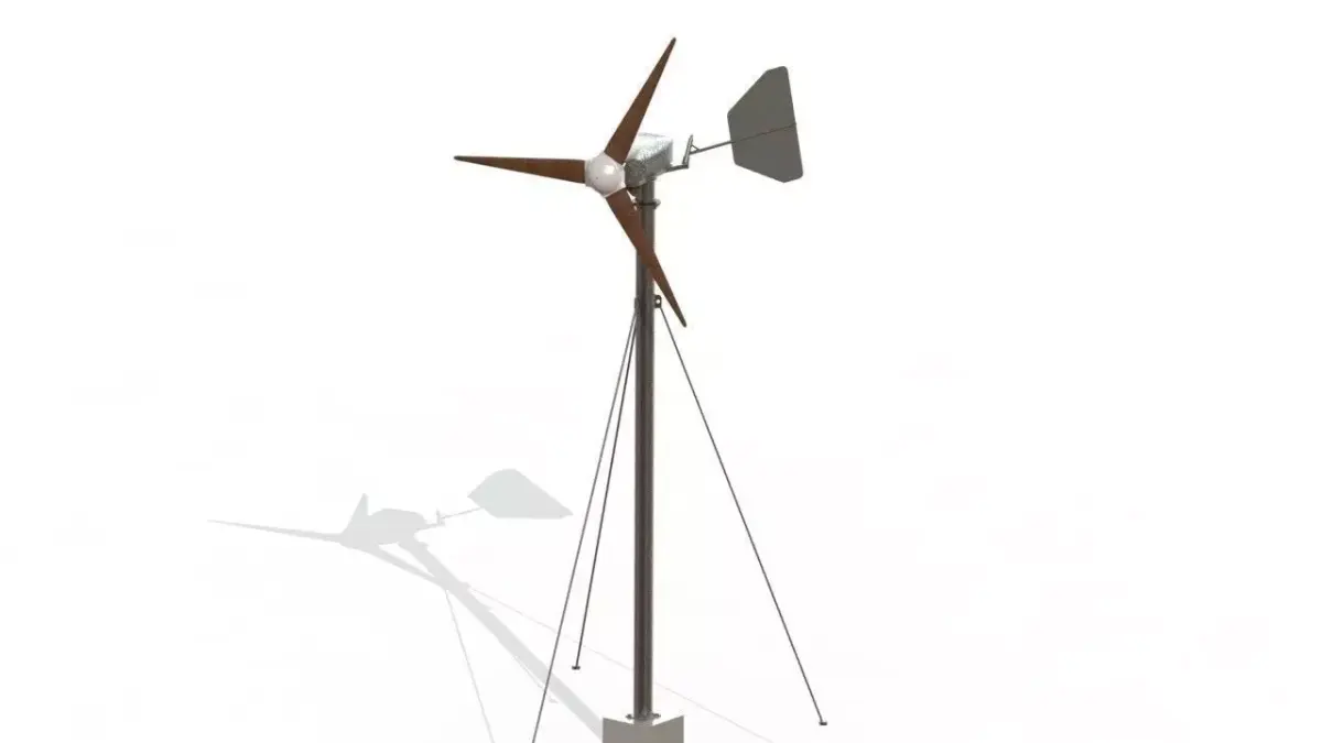 Wind Turbine Project Free 3D model