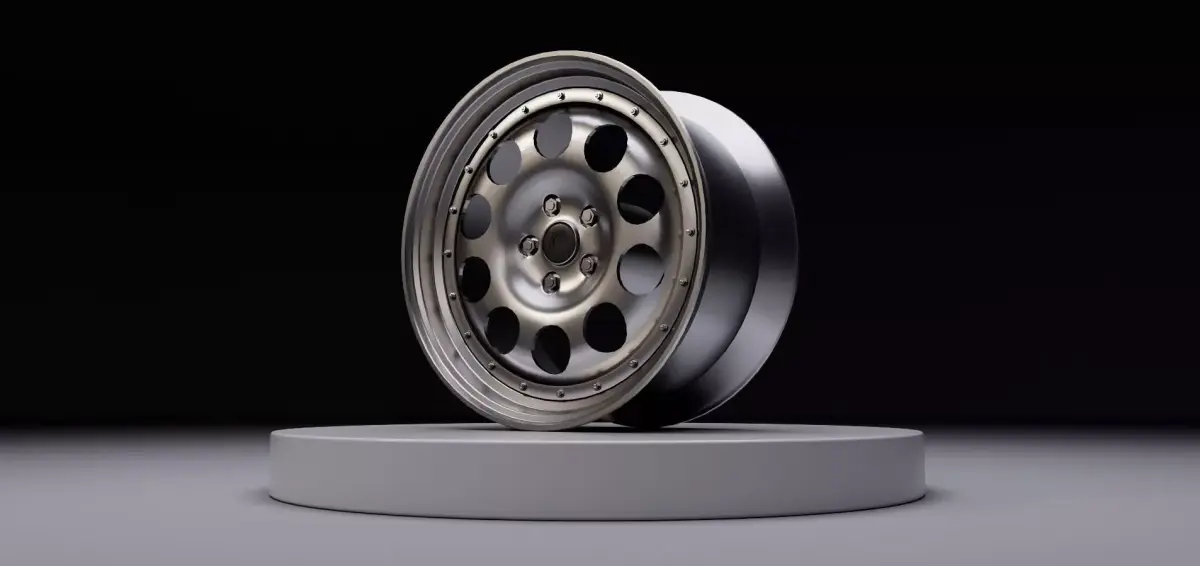 L10 wheel Low-poly 3D model