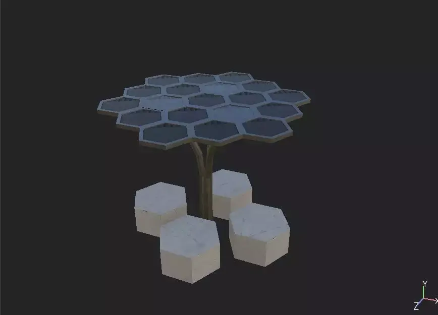 Tensile 3D model