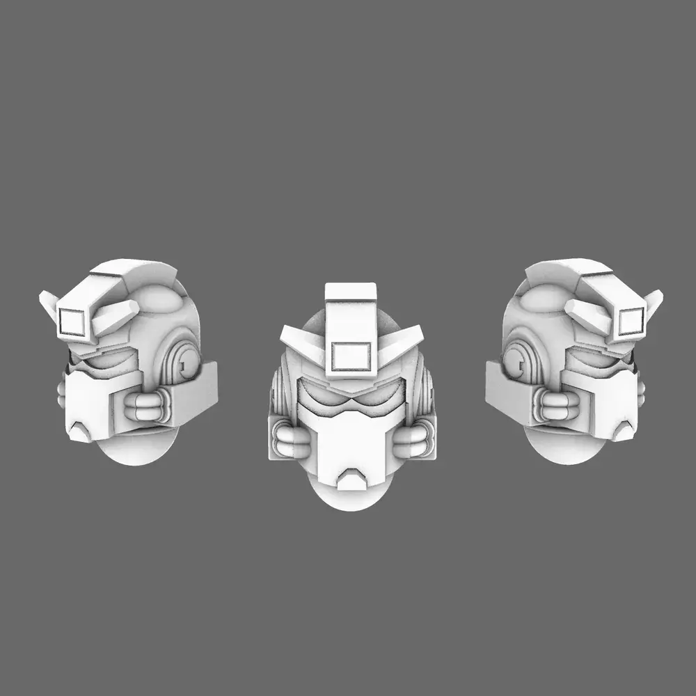 Clan Gunpla V10 Helmet Type D 3D print model