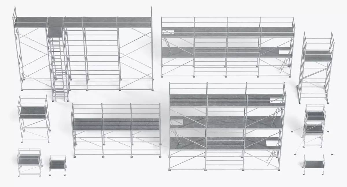 -Scaffoldings Set- 3D model