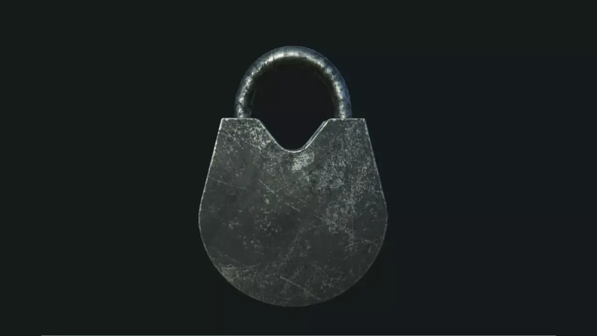 Old Padlock 3D model