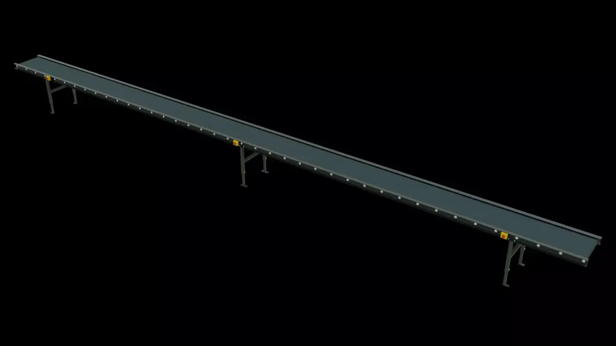 Motorized Conveyor Belt 3D model purchase