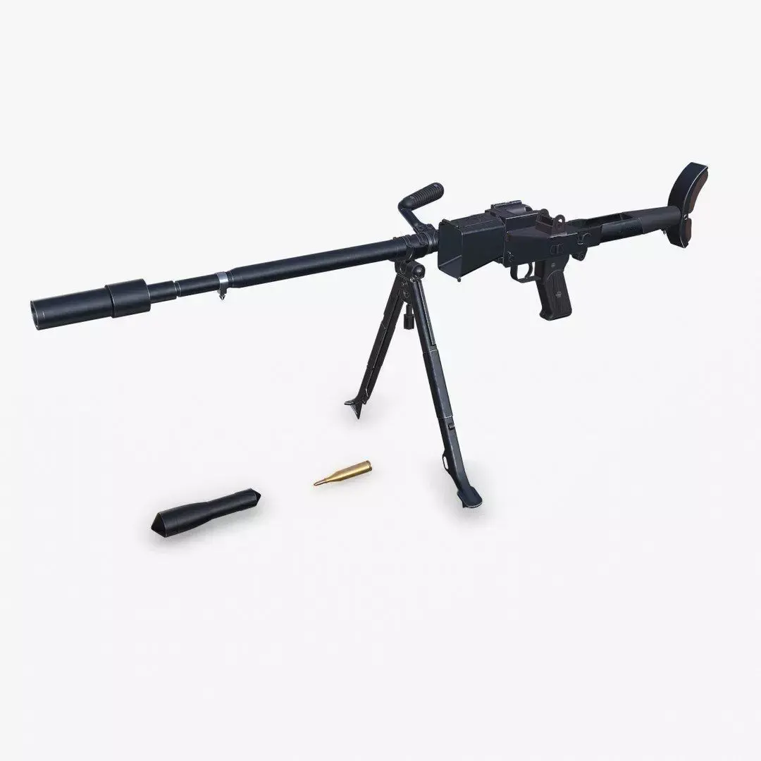 Granatbuchse GRB 39 Anti tank Rifle Low-poly PBR Low-poly 3D model