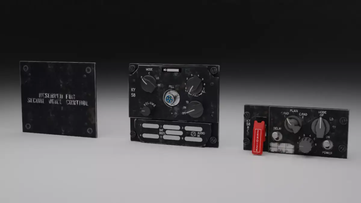 F16 KY58 Panel 3D model