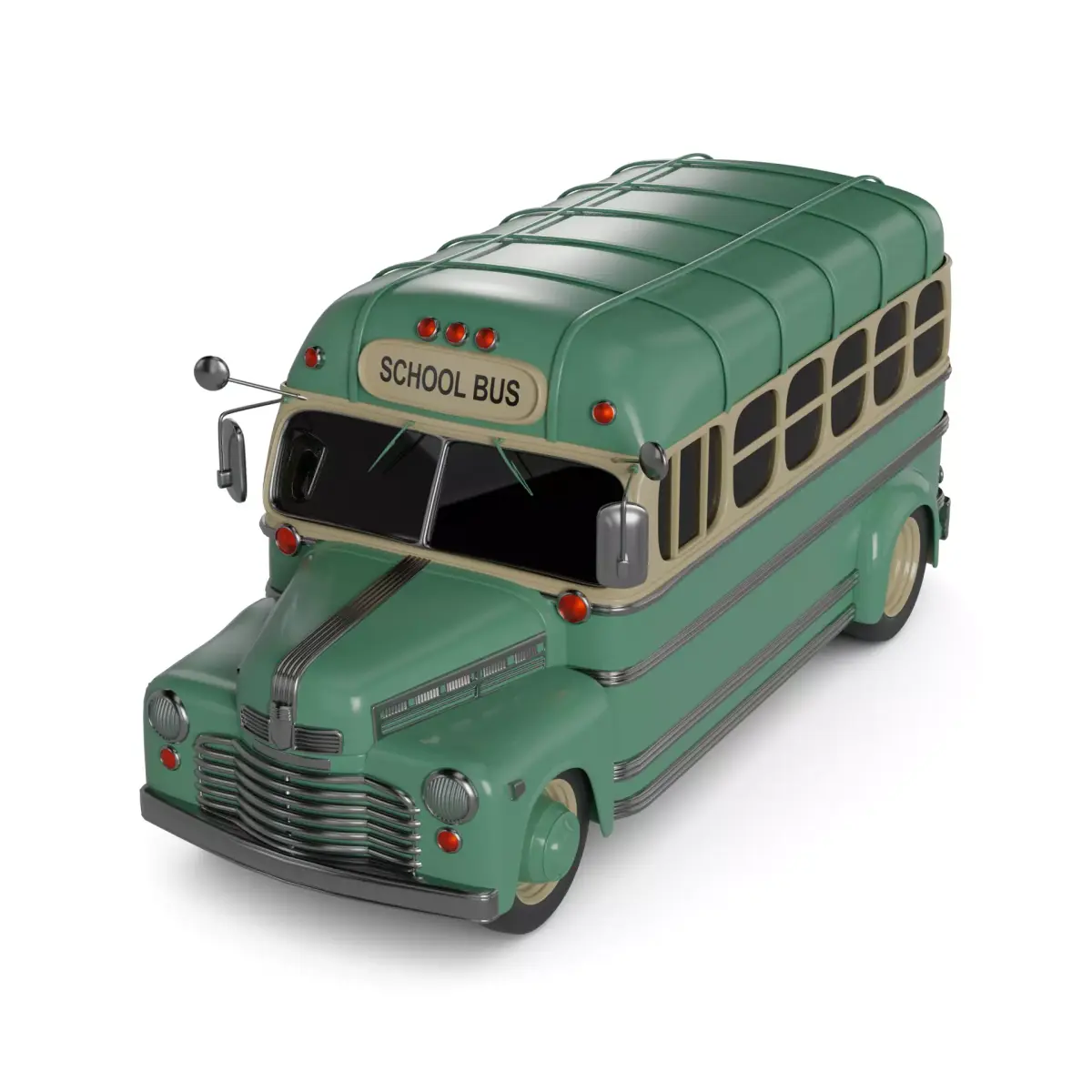 School Bus 3D model 4