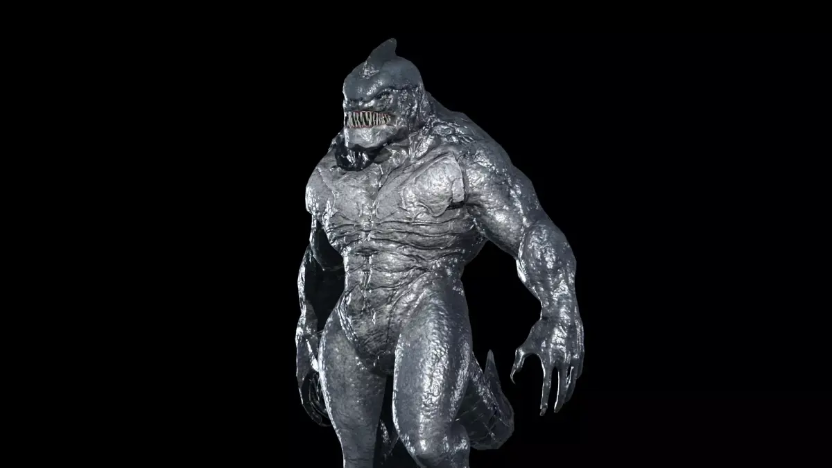 Fish Mutant 2 Low-poly 3D model
