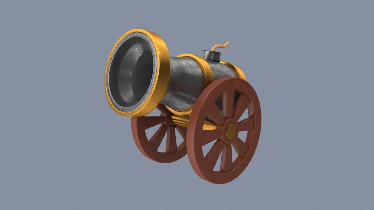  Vintage Battle Cannon 