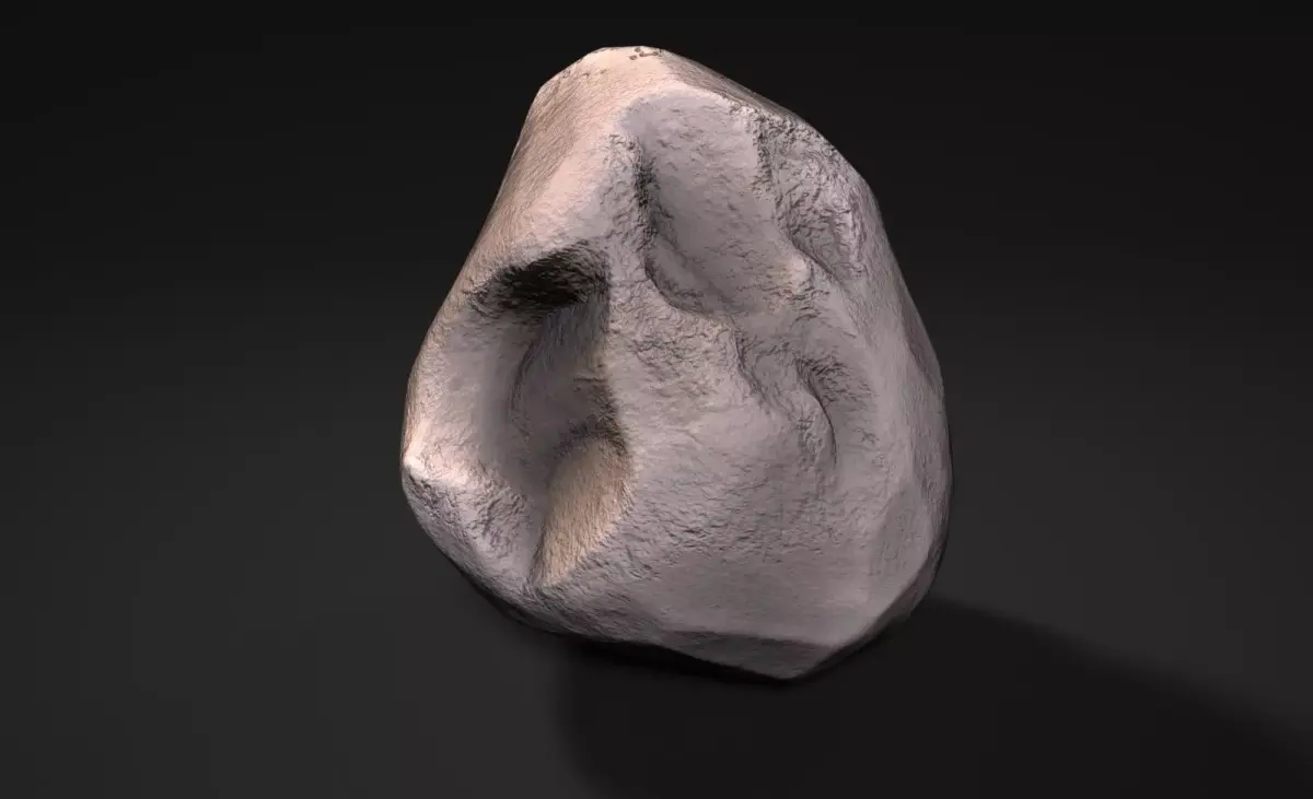 2600 Lowpoly Rock Free low-poly 3D model