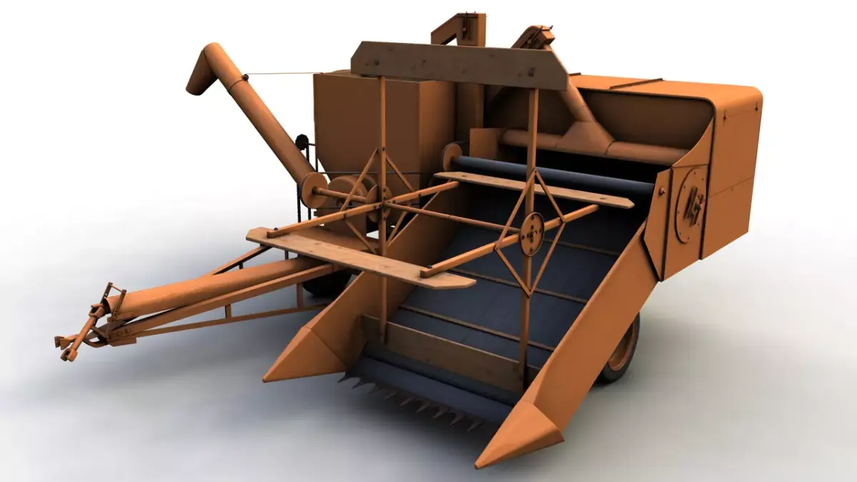 ALLIS CHALMERS 60 ALL CROP HARVESTER 1948 3D model