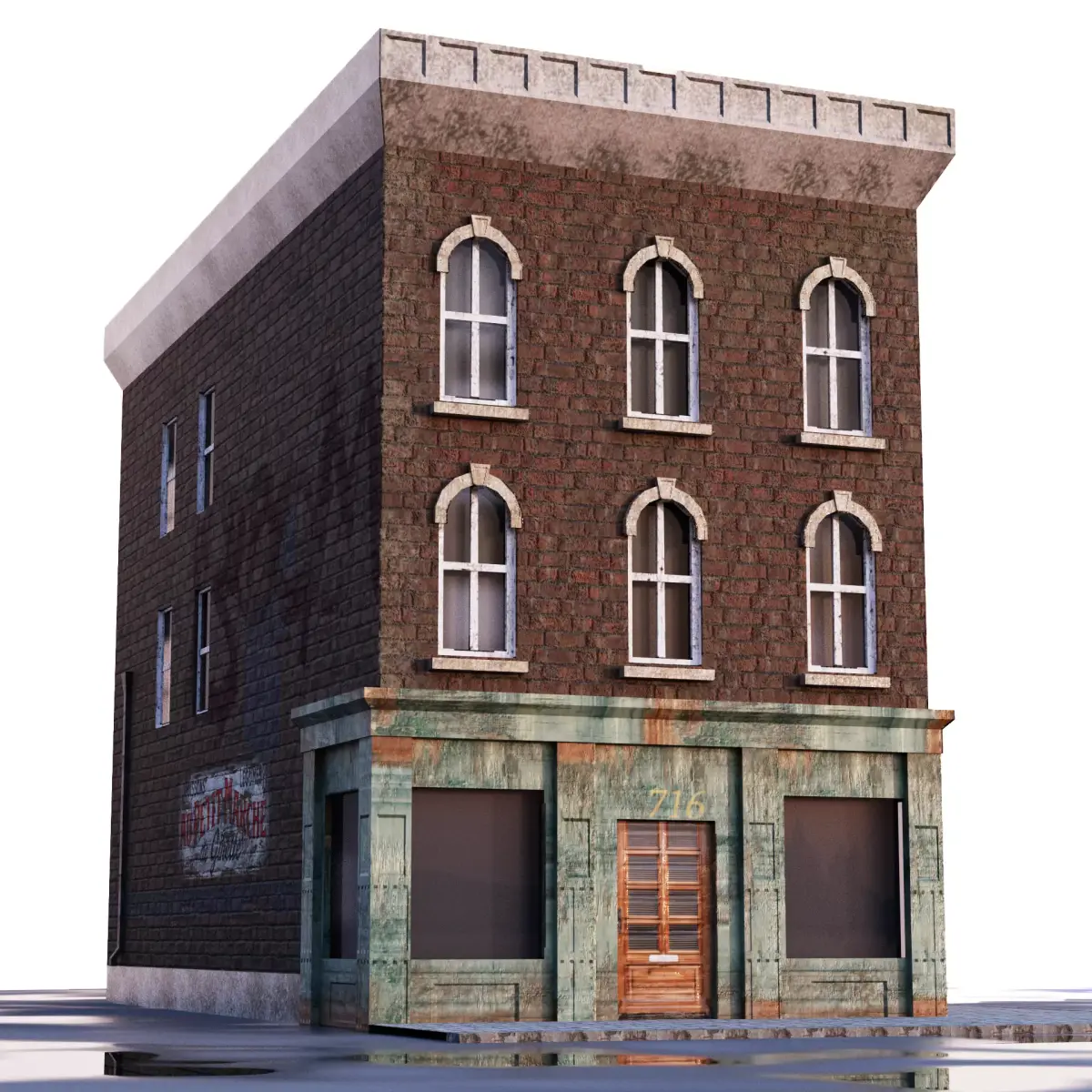 Biulding Asset1 Free low-poly 3D model