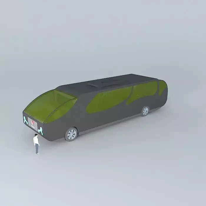 super bus Free 3D model