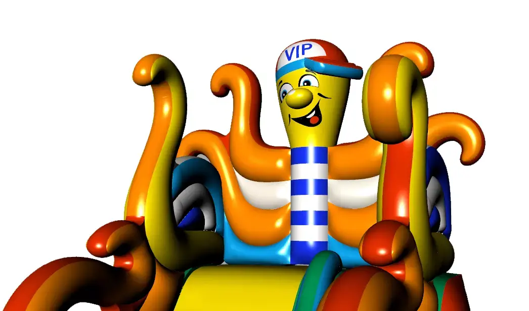  Cheerful Octopus  3D model