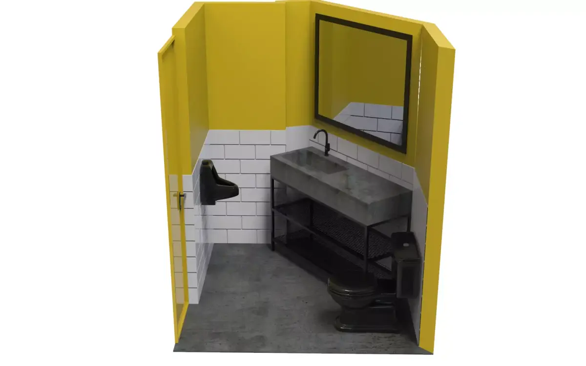 Bathoom Industrial 3D model