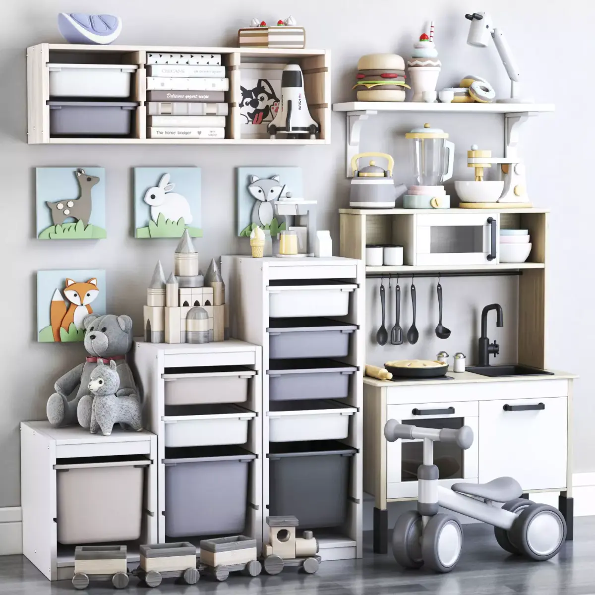 Furniture for nursery 15 3D model
