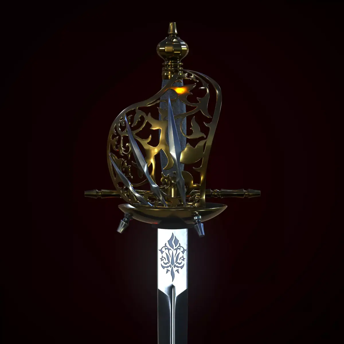 Small Sword 3D model