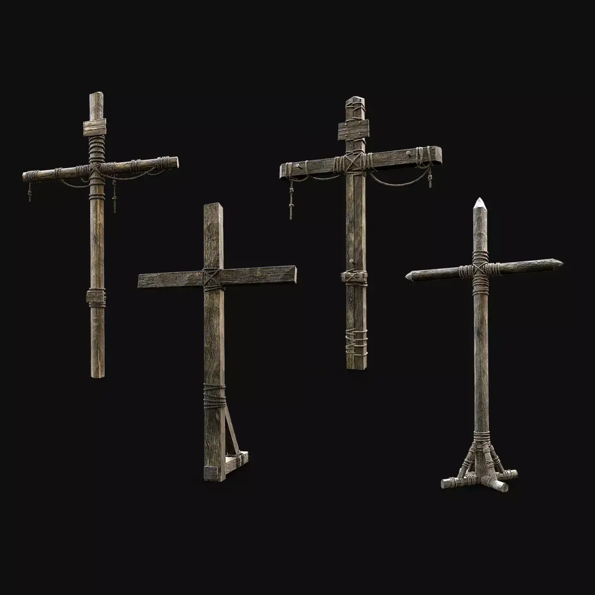 CROSS CRUCIFIX WOODEN BIBLICAL GOD JESUS CHRIST PACK COLLECTION 