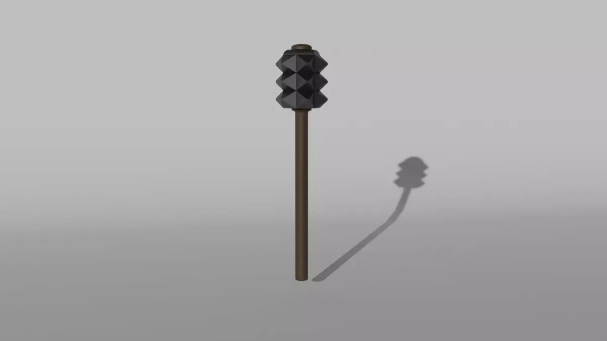 MIDDLE AGE STONE MACE Free 3D model