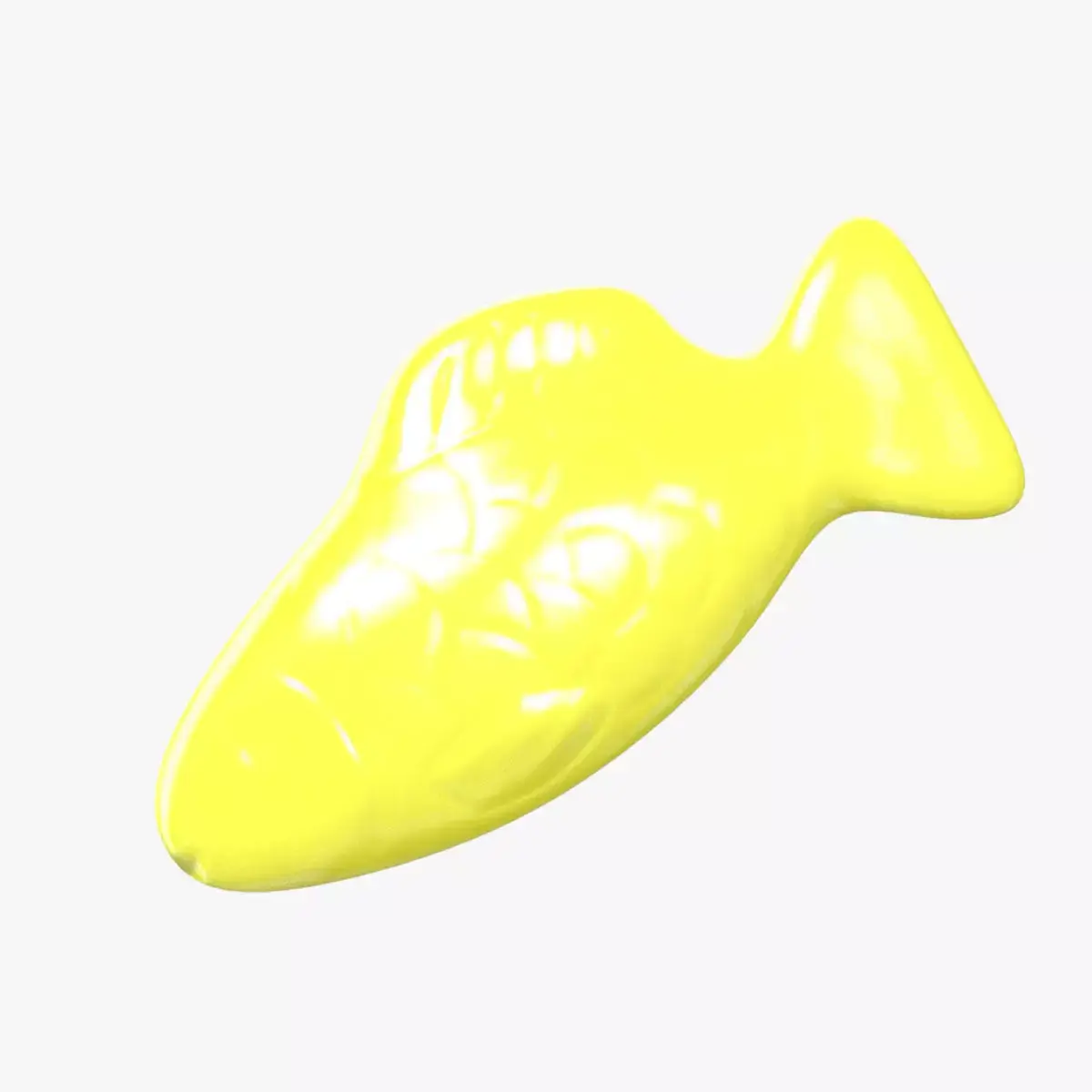 3D model Swedish Fish Yellow 3D model