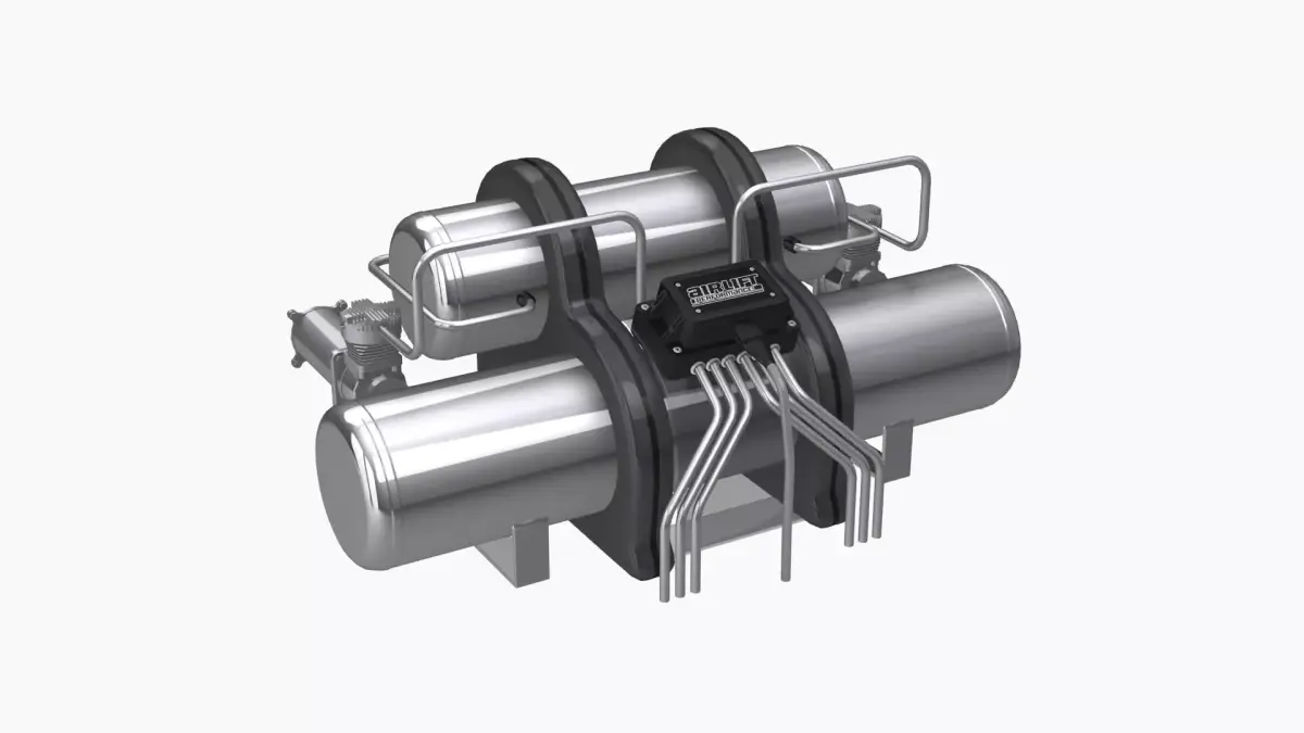Airlift Performance air suspension kit C Low-poly 3D model