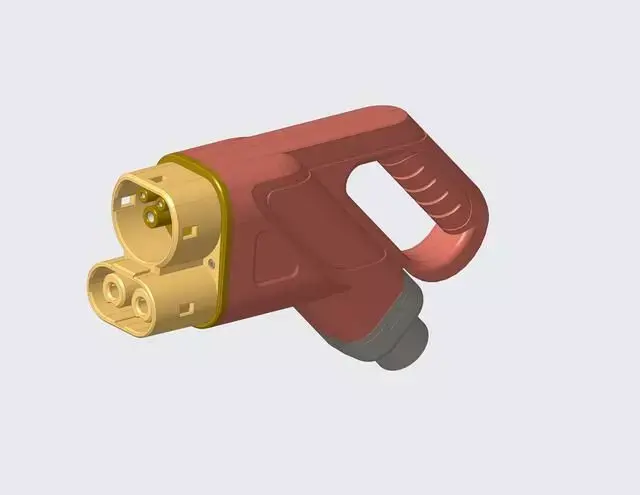 EV Charging plug - CCS2 3D print model