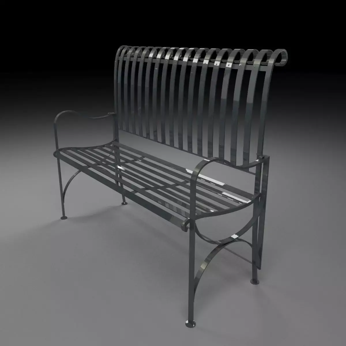 commercial area 3D model