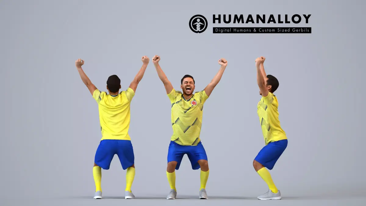 00467Xavier012 - Adult Caucasian male exercising in sports 3D model