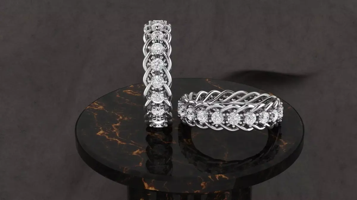 complex ring 3D print model purchase