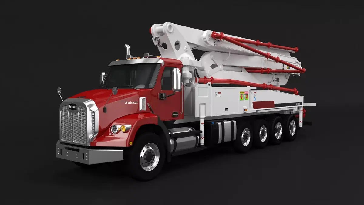 Autocar DC-64 Concrete Pump 3D model