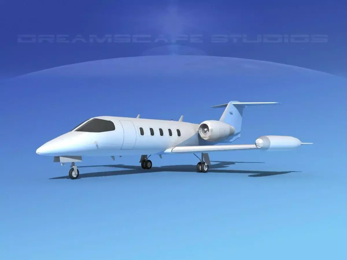 Gates Learjet 35 V08 3D model
