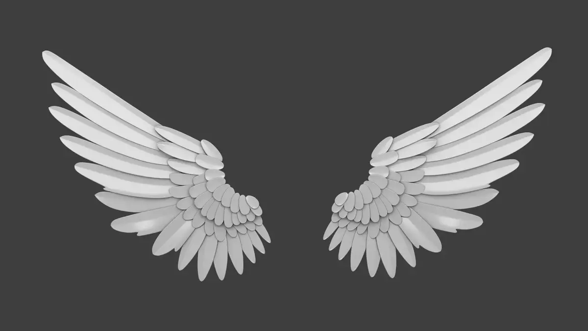 Angel Wings 3D model buy