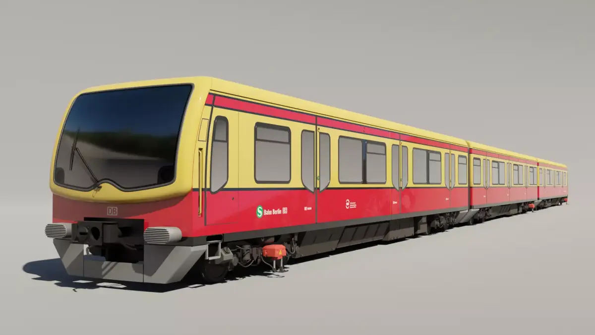 DB BR481 S-BAHN Low-poly 3D model