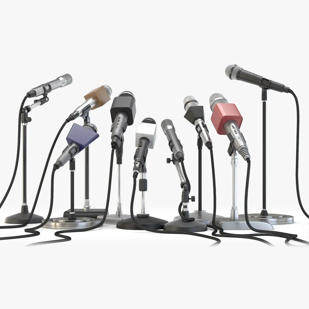 Microphones 3D model