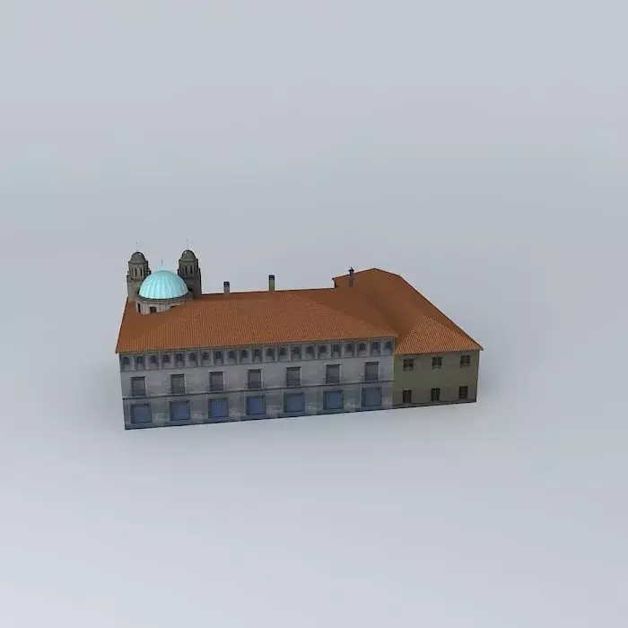 Ancient and great Church 3D model