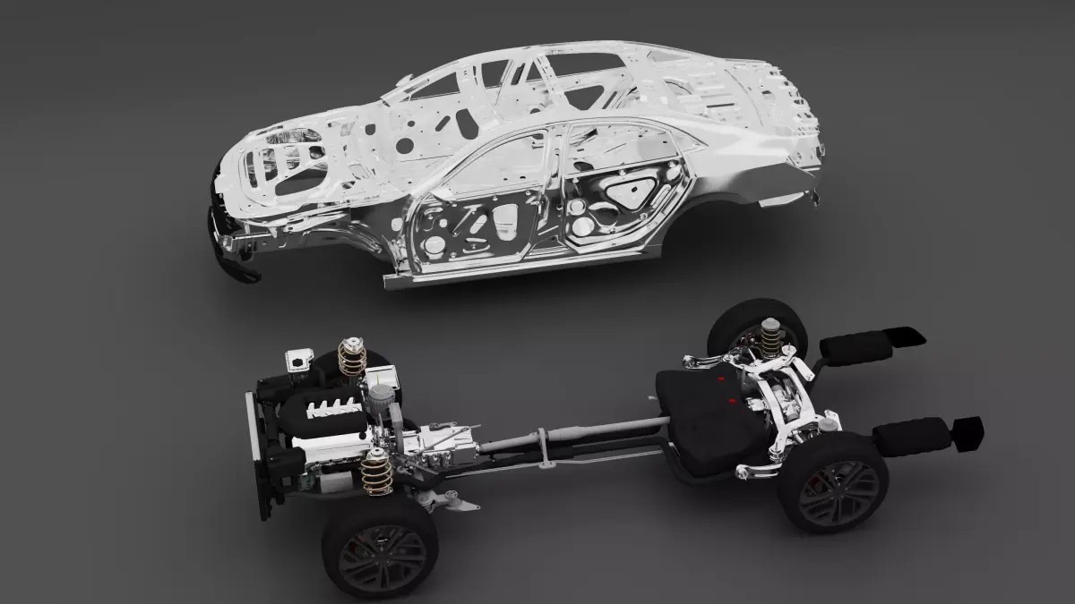 Car Frame02 3D model