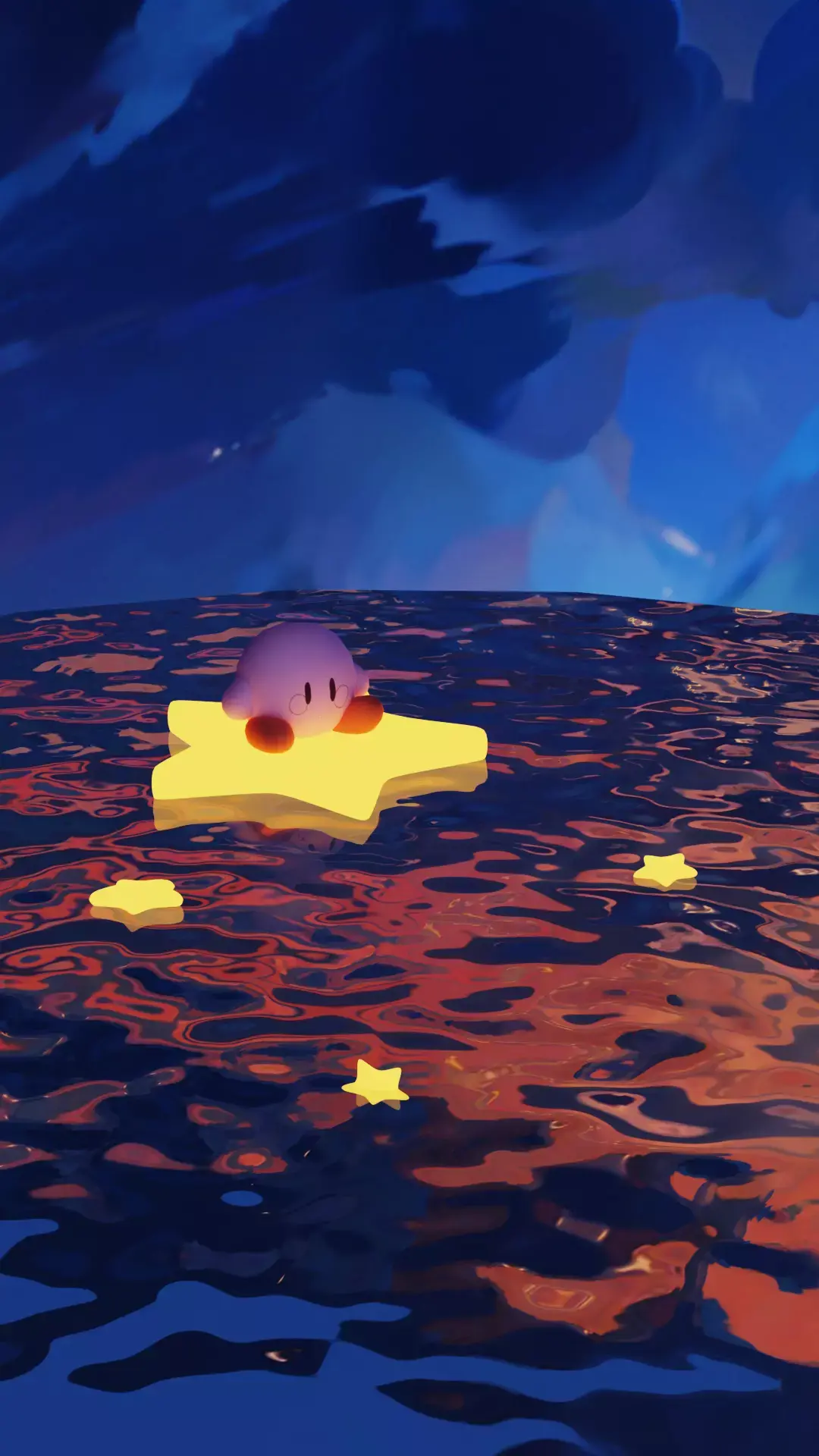 Adorable Seafarer Kirby 3D model
