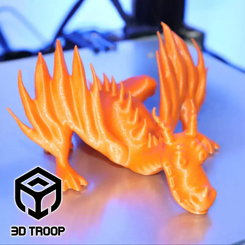 BIG EYED DRAGON 3D print model