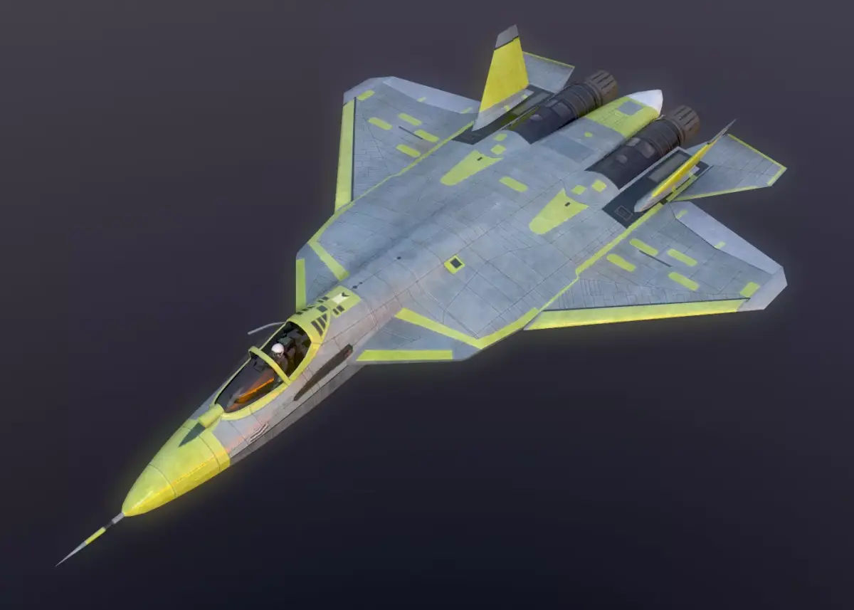 Sukhoi Su-57 Sukhoi PAK FA  Multi-role heavy Fighter I-21 3D model