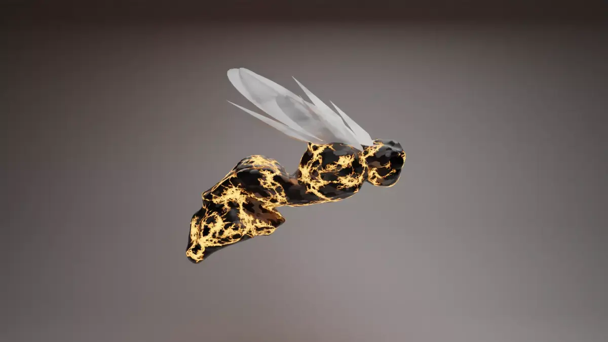 Rigged Alien Insect Free low-poly 3D model