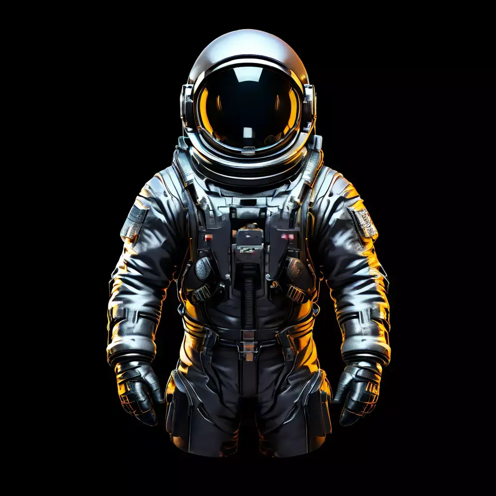 Detailed Astronaut 3D Model Low-poly 3D model