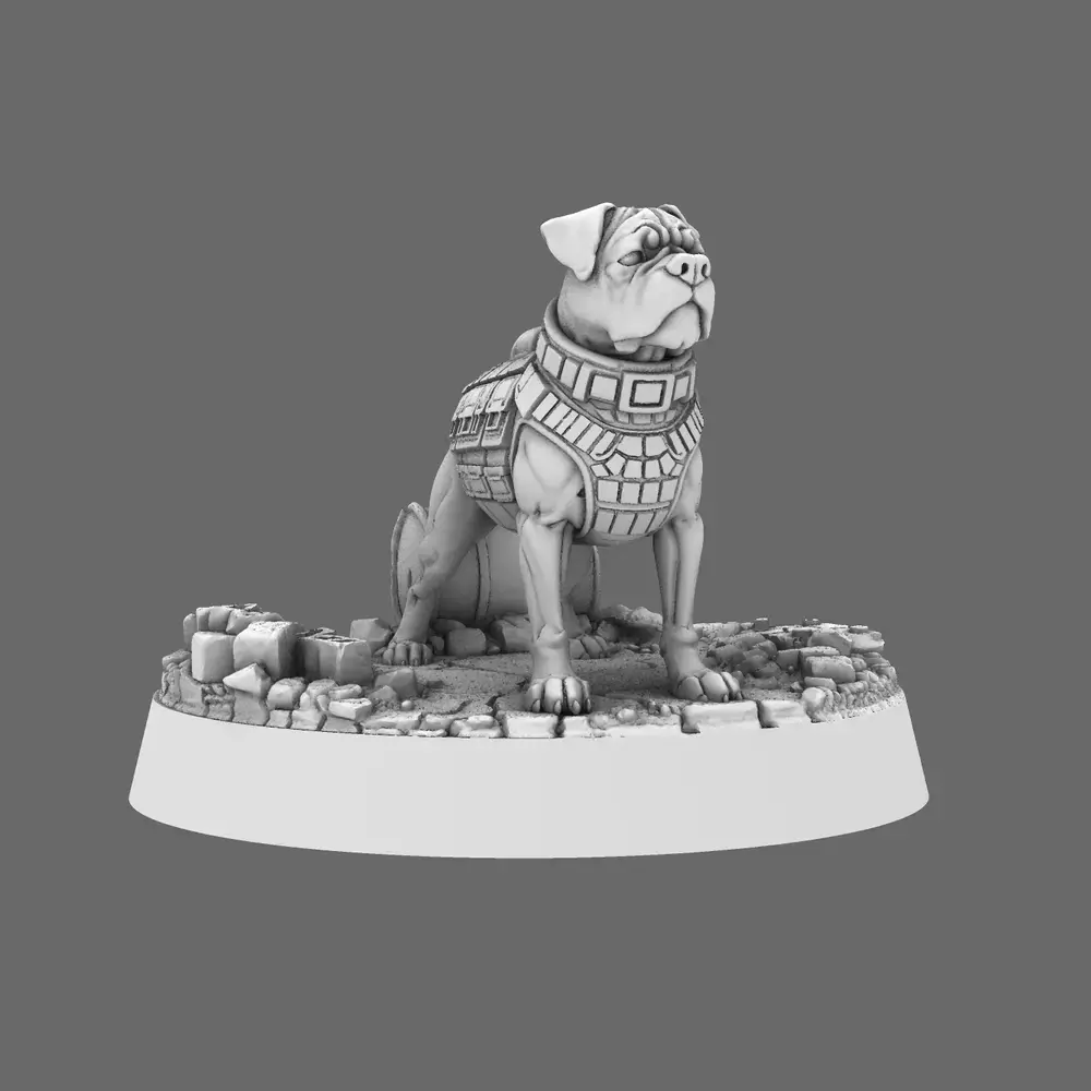 CT Pound Patrol Boxer Canine Tactical Specialist Ranger 3D print model