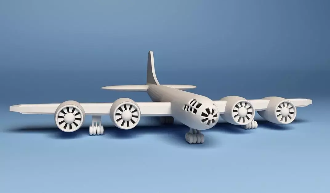 printable Boeing B-29 Superfortress Plane 3D print model