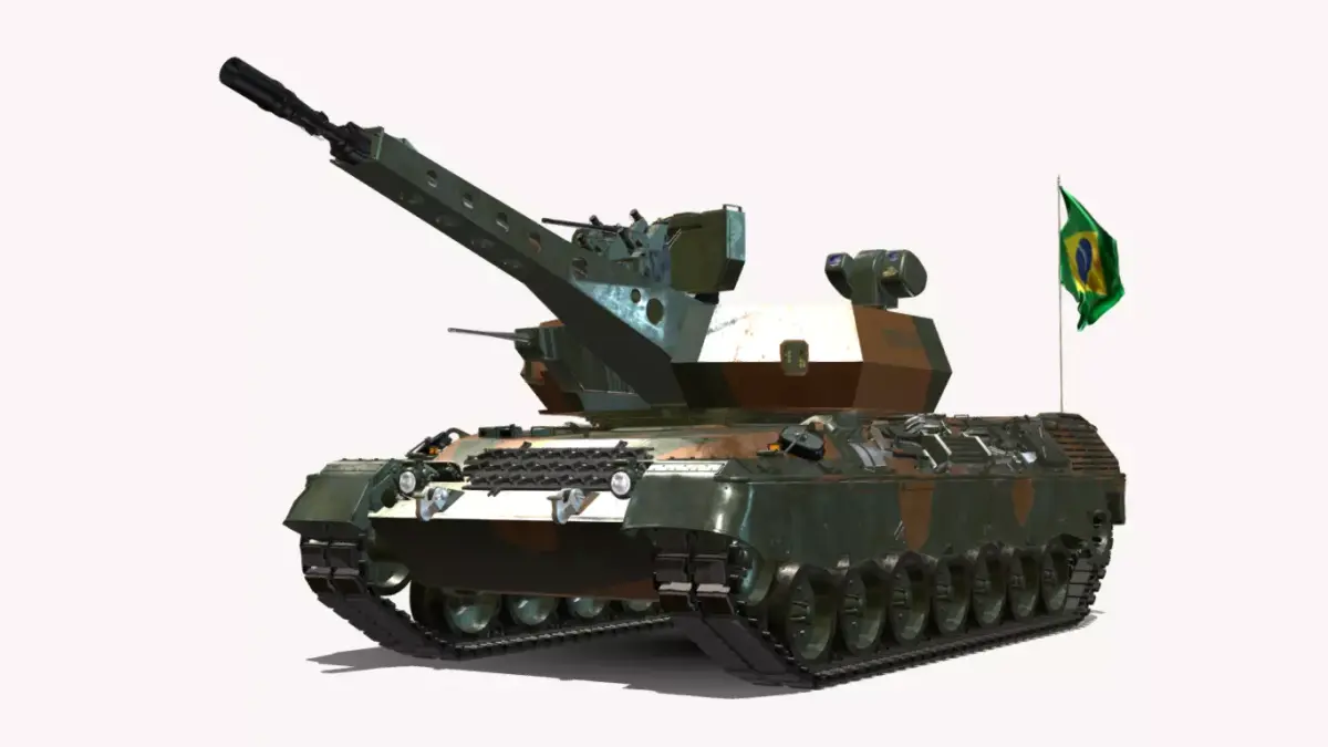 LEOPARDO 1 A5 TORC30BR Low-poly 3D model