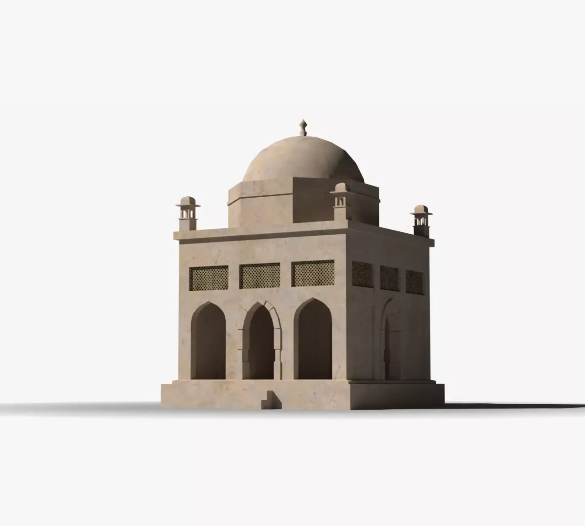 Arab x22 Low-poly 3D model