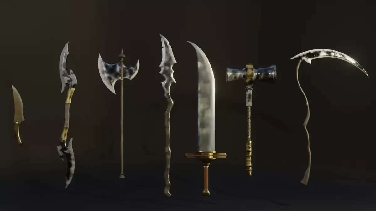 RPG Blades 3D model