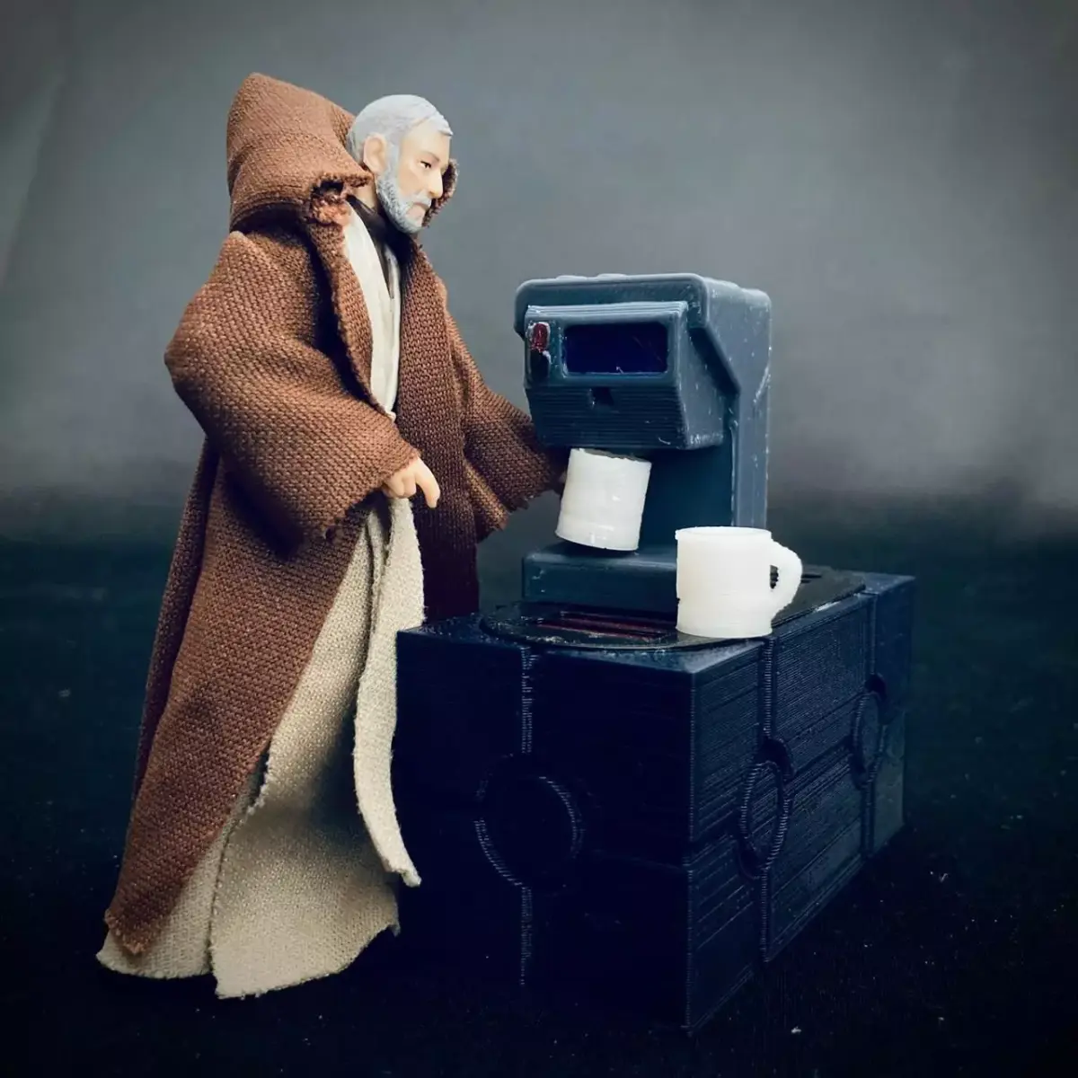 Custom Sci Fi Coffee Machine 3D print model