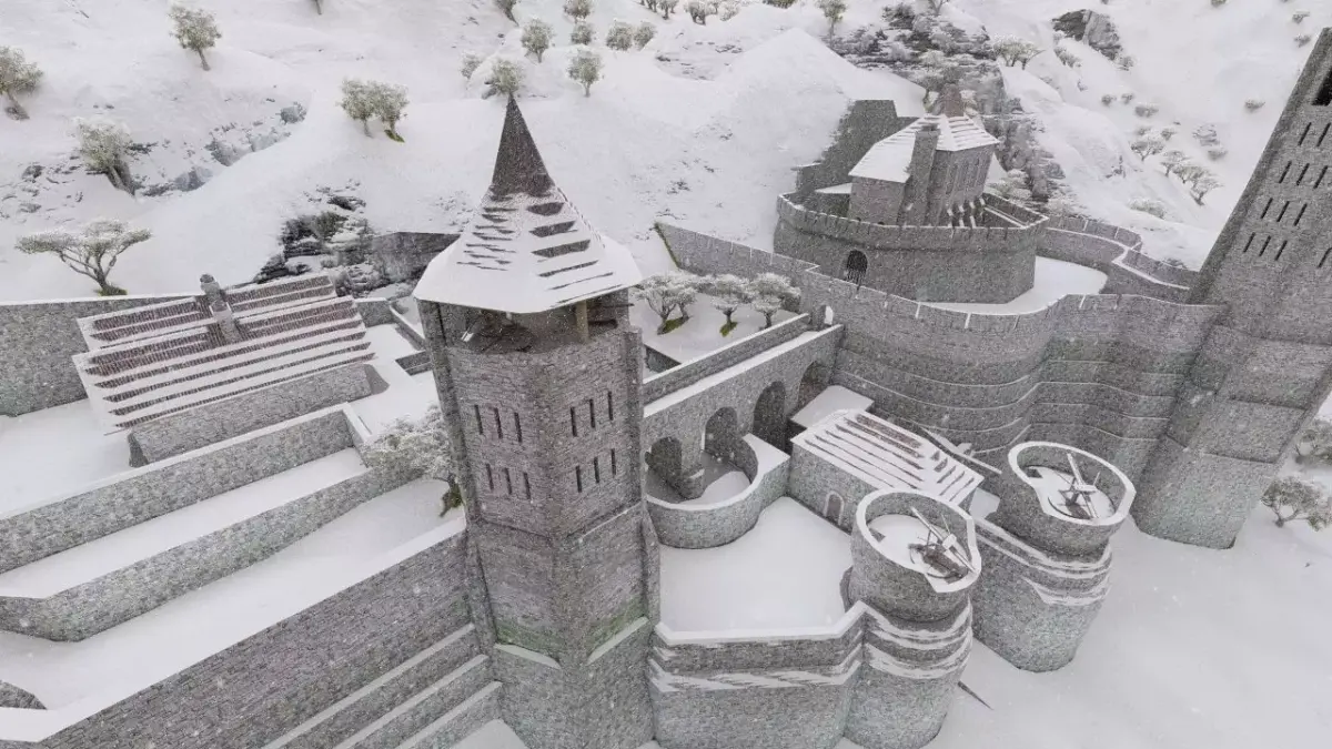 Medieval Castle 3D model 17
