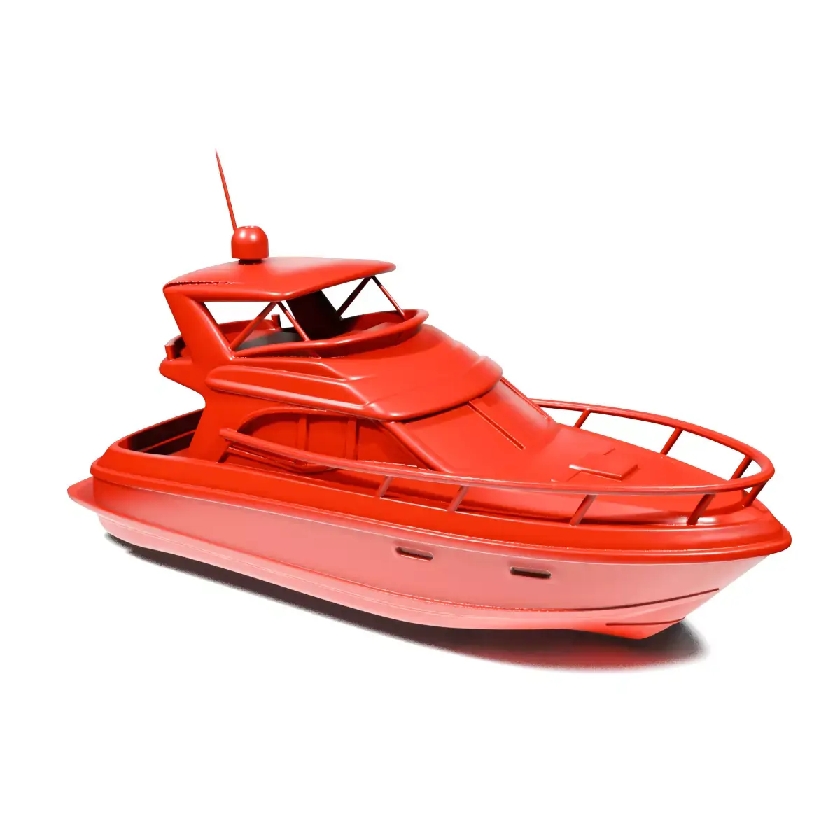Small yacht 3D print model