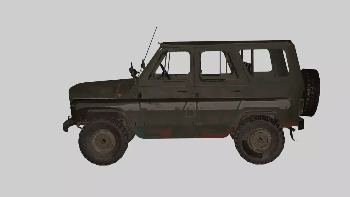 UAZ Pubg Mobile 3D model