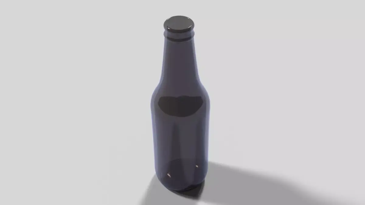 Glass Bottle 3D model